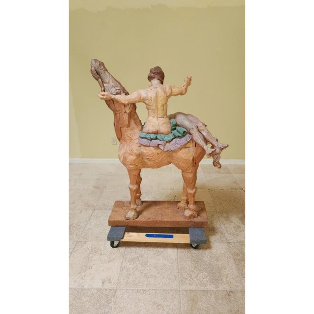 Peter Leventhal Horse With Nude Riders Large Art Sculpture Over 4 Feet Tall! For Sale In Jacksonville, FL - Image 6 of 13