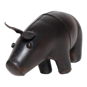Petite Vintage Hand-Dyed Leather Pig After Dmitiri Omersa