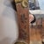 Art Nouveau Mirror in Gilt Brass and Leather after Gabriel Viardot, France, 1930s For Sale - Image 18 of 18