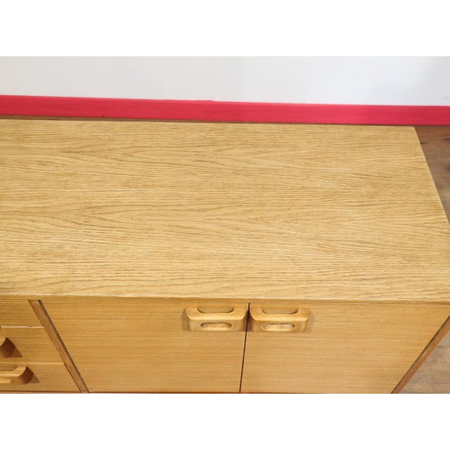 Mid Century Modern Vintage Sideboard Credenza in the Style of Uniflex Danish Style For Sale - Image 10 of 15