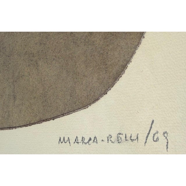 Framed Abstract Expressionist Collage Art by Marca-Relli For Sale - Image 18 of 18