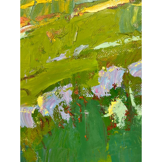 Impressionistic Landscape Original Oil Painting For Sale - Image 10 of 12