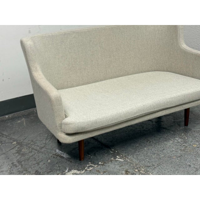 Organic Modernism for Hd Buttercup Mid Century Modern Loveseat For Sale - Image 11 of 12