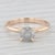 2010s 1ct Gray Galaxy Diamond Solitaire Engagement Ring 14k Yellow Gold Size 5.75 For Sale - Image 5 of 8