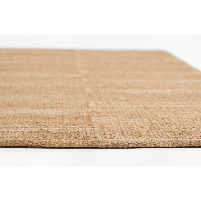 Contemporary Erin Gates by Momeni Crescent Broken White Stripe Natural Hand Woven Jute Area Rug 10' X 14' For Sale - Image 3 of 10