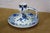 Dutch Delft Blue Floral Chamberstick Candle Holders & Windmill Butler Service Bell For Sale - Image 12 of 17