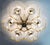21st Century Hive Polished Brass Clear Murano Flush Mount by Fabio LTD For Sale - Image 6 of 8