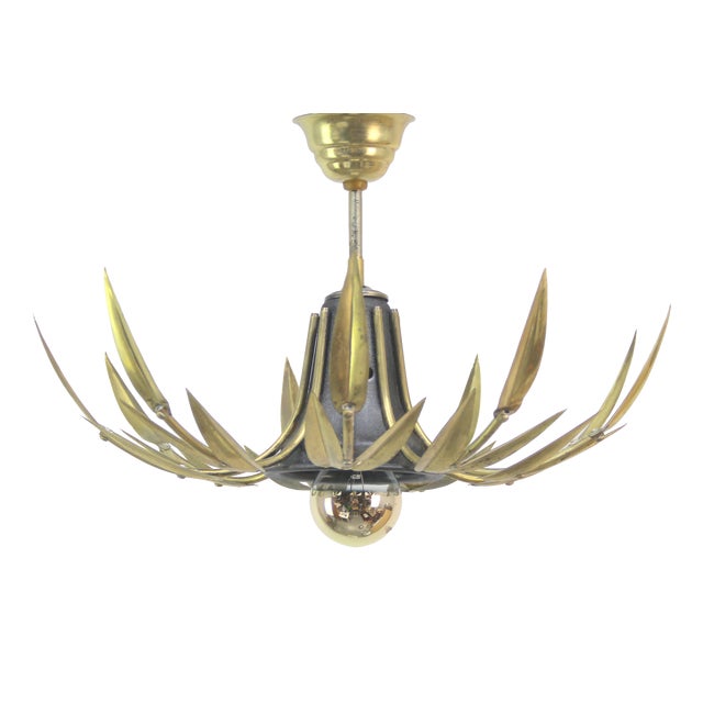 Vintage Sun Lamp in Metal, 1960s For Sale