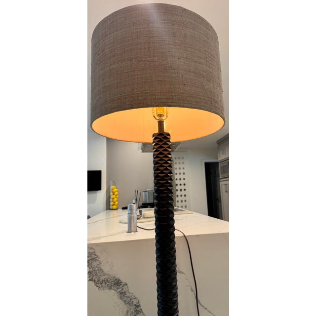 Rustic 1970s Montclair Floor Lamp by Palecek For Sale - Image 3 of 8