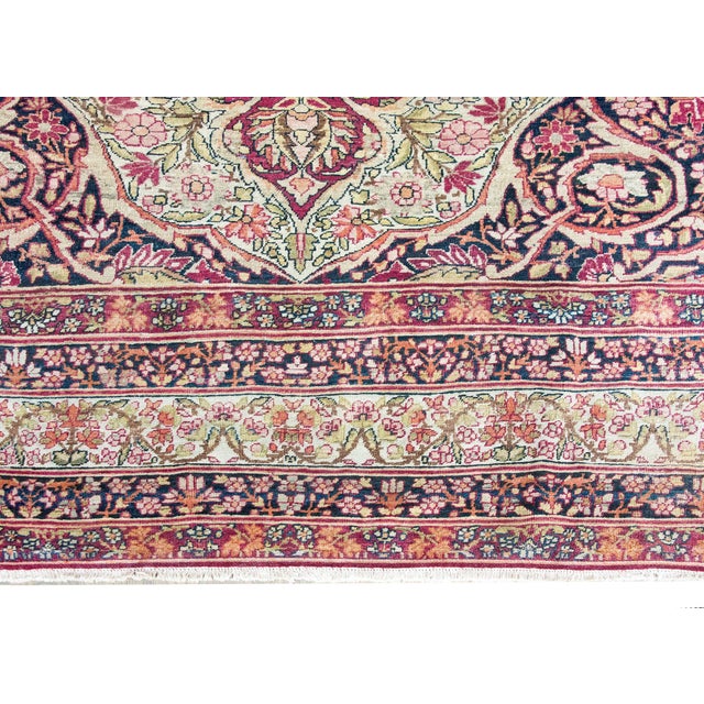 Early 20th Century Persian Lavar Kirman Rug For Sale In Chicago - Image 6 of 15