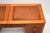 Art Deco Figured Walnut Leather Top Desk, 1930 For Sale - Image 9 of 11