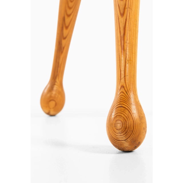 1950s Vintage Pine Stool, 1950s For Sale - Image 5 of 7