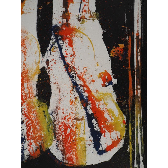 Arman, Chicago Riffle, Traces of Violins, Oil on Paper For Sale - Image 5 of 18
