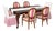 Luxury French Empire 7 Piece Dining Set by Stanley Furniture For Sale