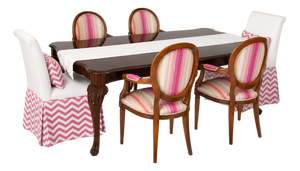 Luxury French Empire 7 Piece Dining Set by Stanley Furniture