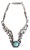 Mexican Modernist Sterling Silver Necklace by Tane Orfebres For Sale