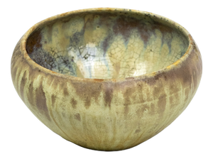 Flamed Stoneware Bowl by Alexandre Bigot, France, 1914