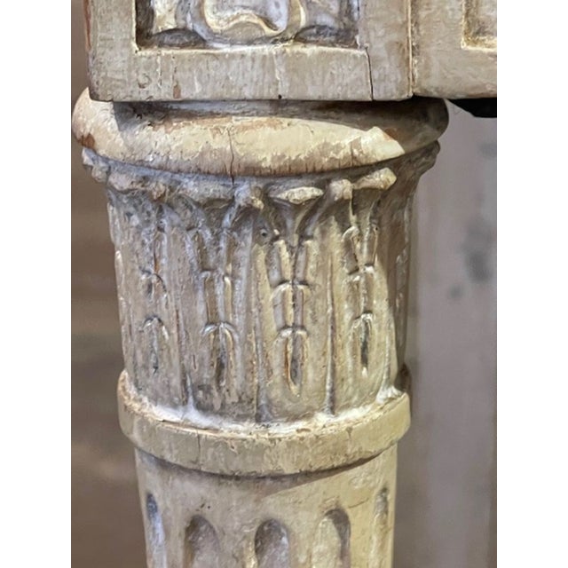 Early 20th Century Pair of Swedish Gustavian Painted Side Chairs For Sale - Image 5 of 11