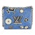 Blue Denim Aztec Epi Twist PM For Sale