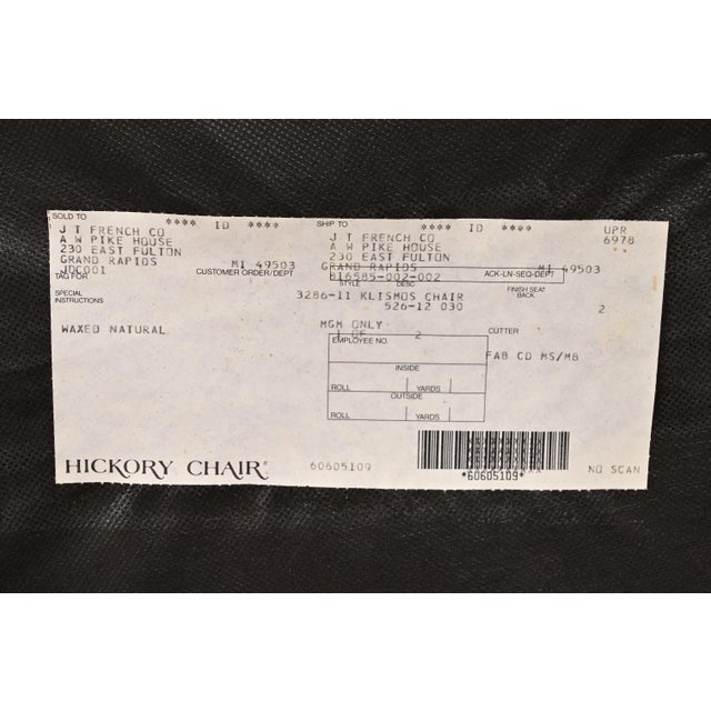 Hickory Chair Klismos or French Regency Louis XVI Carved Side Chair or Dining Chair For Sale - Image 11 of 13