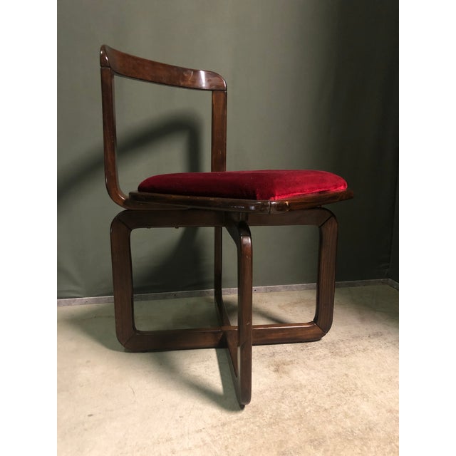 Vintage Italian Dining Chairs, 1960s, Set of 4 For Sale - Image 3 of 11