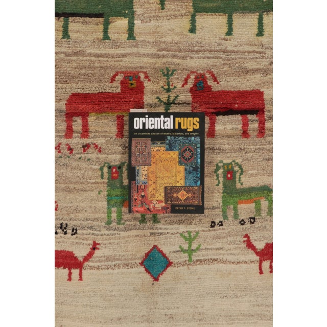 Vintage Pictorial Animal Gabbeh Rug by Rug & Kilim, Afghanistan, 1950-1959 For Sale - Image 10 of 10