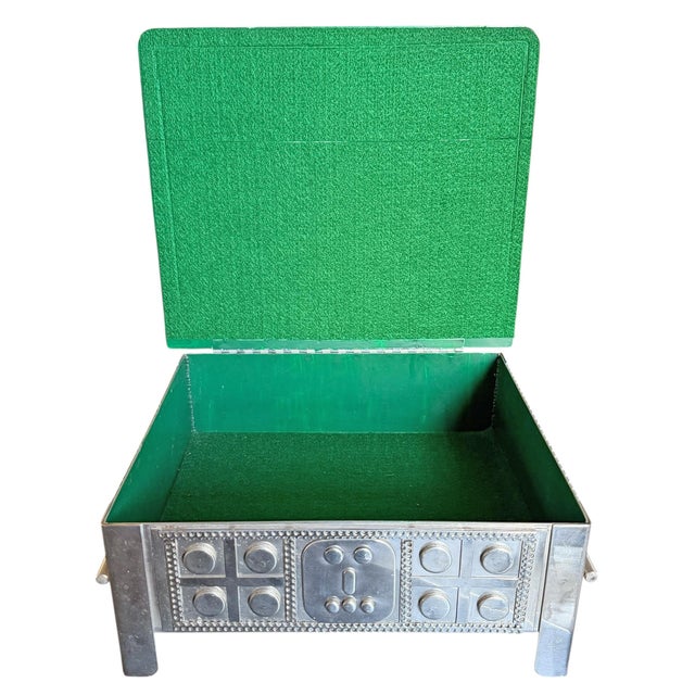 Vintage Stainless Steel Box by Stanley Szwarc For Sale - Image 12 of 16