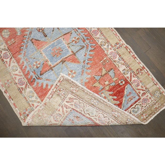 Narrow Vibrant Northwest Persian Runner rug no. j5227 For Sale - Image 4 of 11