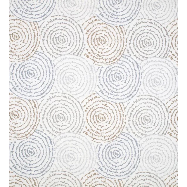 Traditional Sample - The House of Scalamandré Coriolis Fabric, Harbor Mist For Sale - Image 3 of 3