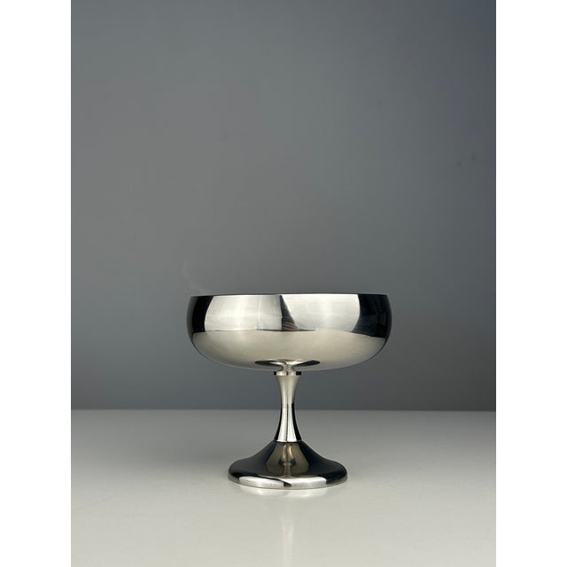 Stainless Steel Coupes from AMC Art Design, 1980s, Set of 6 For Sale - Image 7 of 9
