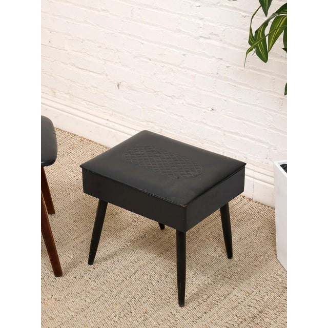 Black Stool For Sale In Los Angeles - Image 6 of 8