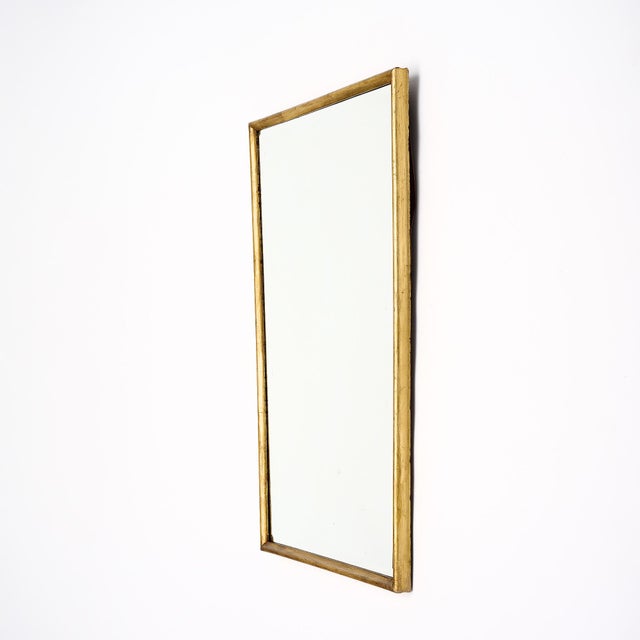 Gold Art Deco Period French Mirror For Sale - Image 8 of 9