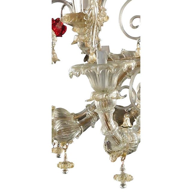 Rezzonico Chandelier in Murano Glass, 1950s For Sale - Image 6 of 7