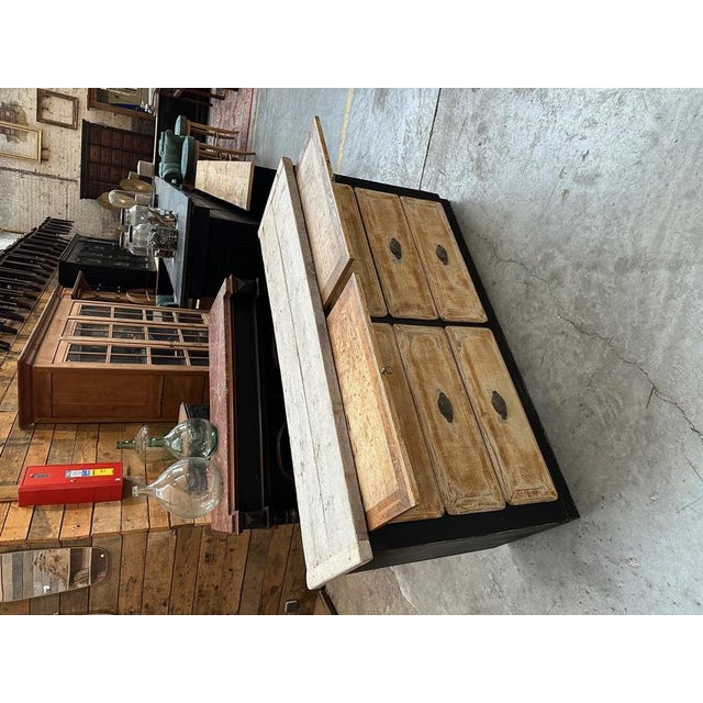Antique 6-Drawer Cabinet For Sale - Image 4 of 16