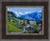 Textile "Swiss Alps, Switzerland" Contemporary Landscape Oil Painting For Sale - Image 7 of 12