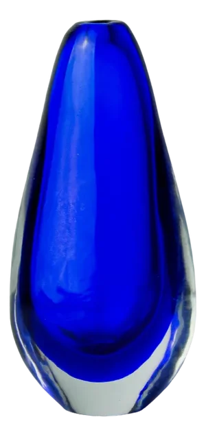Sommerso Blue Vase by Seguso, 1970