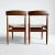 Danish Chairs in Teak with Rounded Backrest attributed to Pe Jorgensen for Farso Mobelfabrik, Denmark, 1960s, Set of 2 For Sale - Image 6 of 17