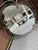 Vintage 1970s Lucite and Brass Mirror For Sale - Image 10 of 11