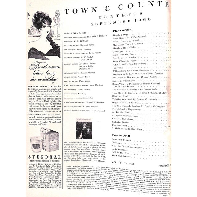 1960s Town & Country September 1960 For Sale - Image 5 of 15