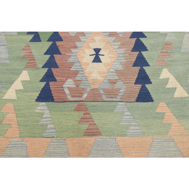 Vintage Persian Shiraz Kilim Rug, 03'11 X 05'07 For Sale - Image 4 of 9