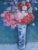 Late 20th Century Vintage Impressionist Chinoiserie Floral Still Life Oil Painting For Sale - Image 5 of 9