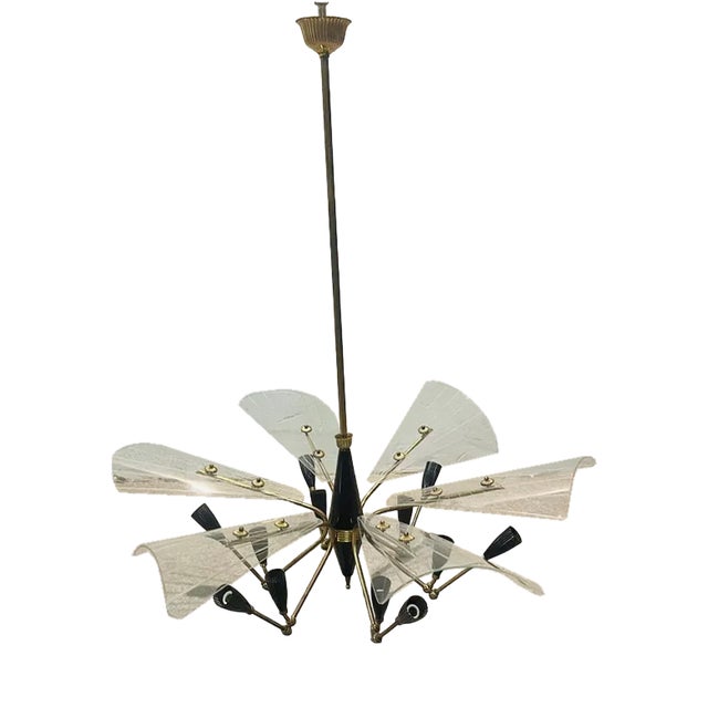Chandelier from Stilnovo, 1950s For Sale