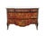 Maitland - Smith Maitland Smith Asian Chinoiserie Inspired Louis XV 50" Red & Gold Lacquered Three Drawer Chest W. Granite Top For Sale - Image 4 of 13