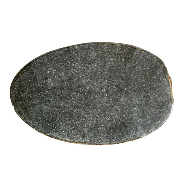 2020s Stone Boulder Outdoor Side Table Stool For Sale - Image 5 of 5