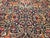 Vintage Persian Yazd Rug, Hand-Knotted Wool, Allover Floral Pattern, Navy & Red, 9x12 For Sale - Image 4 of 18