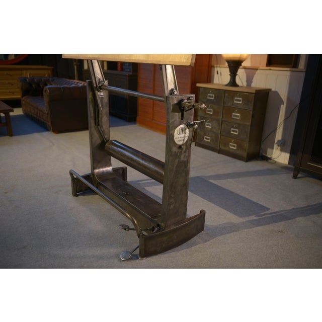 Unic Paris Architect Table by Lucien Sautereau, 1960s For Sale - Image 6 of 17