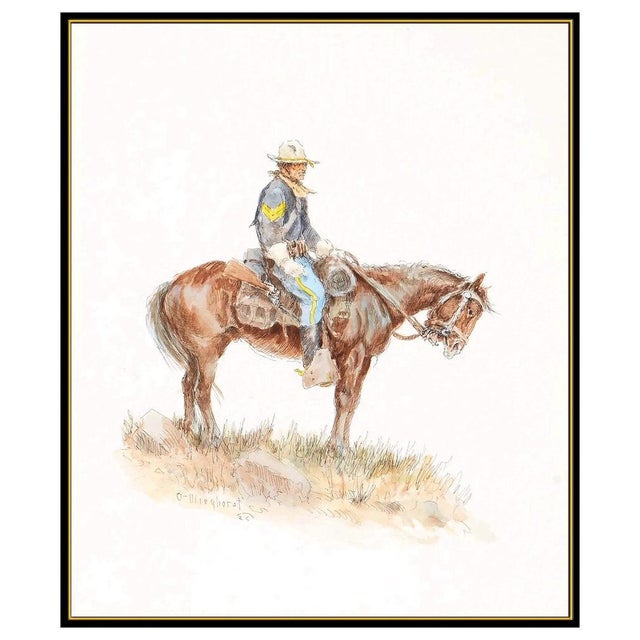 Message us to inquire about custom framing options! (Included for free with every purchase) The artwork here, "Cavalry...
