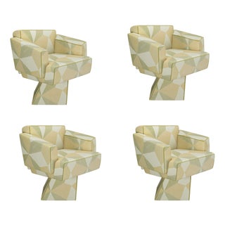 Bru Tel Dining Chairs by Malabar, Set of 4 For Sale