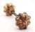 Traditional Cast Brass Gilded Fluted Passage Door Knob Set For Sale - Image 3 of 9