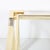 Mid-Century Rectilinear Brass & Lucite Glass Top Cocktail Table by Maison Jansen For Sale In New York - Image 6 of 13